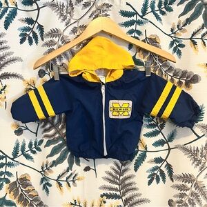 Vintage Michigan baby jacket - University of Michigan - baby coat